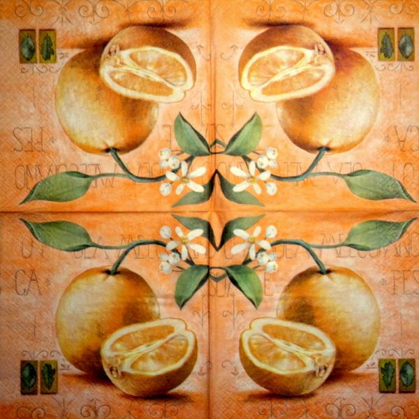056 Lemons,  Oranges - 3 ply (orange)